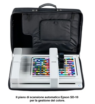 Il nuovo piano di scansione automatico per Epson SD-10 offre una soluzione portatile e veloce per la gestione del colore