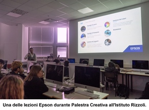 Si chiude con successo  il progetto Epson Palestra Creativa con Istituto Grafico Rizzoli