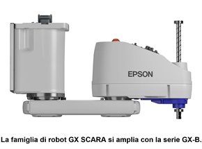 Automatica: con l’annuncio della serie GX-B,  Epson festeggia 40 anni di attività nella robotica